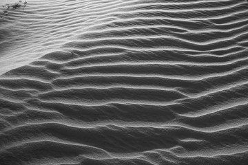 Sand mountains in the desert