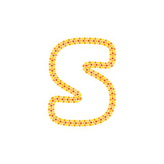 S Hexagon Letter Logo Icon Design