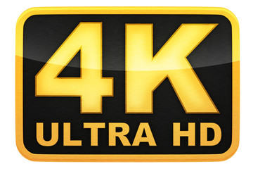 4k ultra hd logo - 194965413