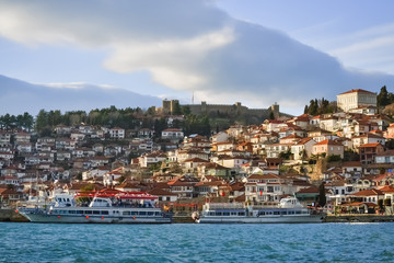 Fototapeta na wymiar Ohrid city in Macedonia