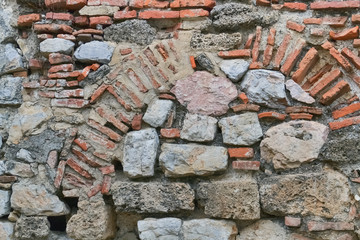 Stone wall in Ohrid