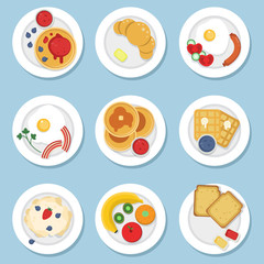 Fototapeta premium Set of healthy food for breakfast