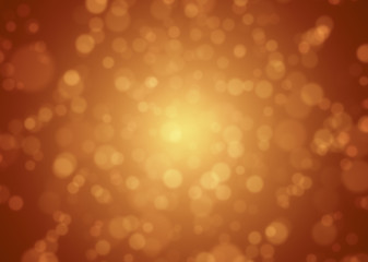 Soft Red-Gold Abstract bokeh holiday background