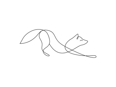 One Line Fox