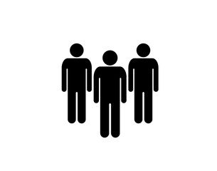 Business leader people icon for corporate or leadership designs