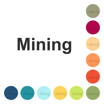 Farbige Buttons - Mining