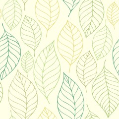 Leafy seamless background 7