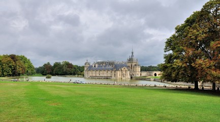 Fototapeta na wymiar Le château de Chantilly , France