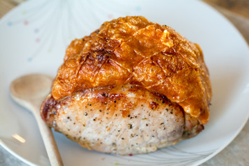 Crispy - roast meat - low carb high fat - ketogenic- paleo