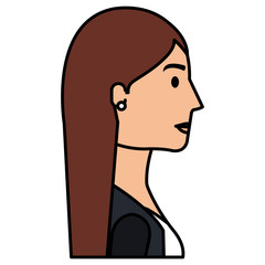 successful businesswoman avatar character vector illustration design