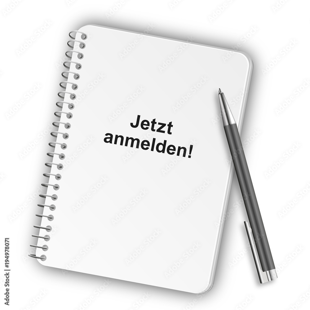 Sticker notizblock hochformat 05 - jetzt anmelden