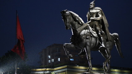 Obraz premium Winter night