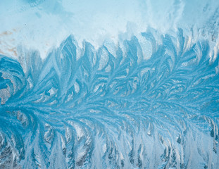 Icy glass natural pattern