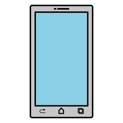 smartphone device isolated icon vector illustration design