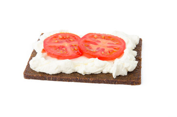 Belegter Pumpernickel