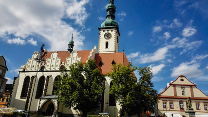 Obraz premium Lovely ancient city of Tabor in Czech republic