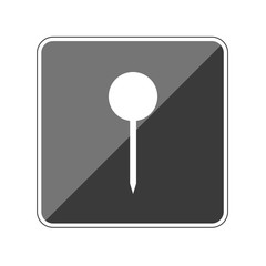 Stecknadel - Reflektierender App Button