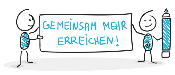 Sticky / Strichmännchen - Gemeinsam mehr erreichen