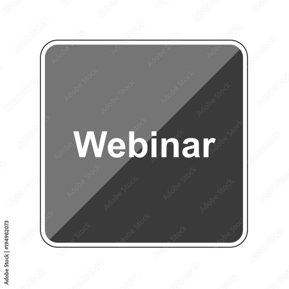 Poster Webinar - Reflektierender App Button