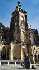 Fototapeta na wymiar Beautiful St. Vitus Cathedral in Prague