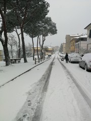 Nevicata in paese