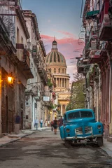Foto op Aluminium Havana bij Capitolio © Pedro