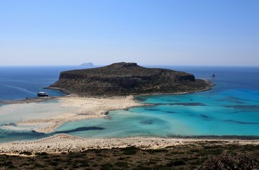 Fototapeta na wymiar Crete is a fabulous island in the Mediterranean sea. June 2012, Elafonisi beach