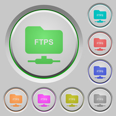 FTP over ssl push buttons