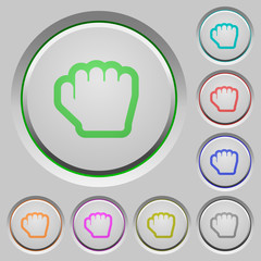 Grab cursor push buttons