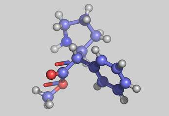 Ritalin Molekülmodell 