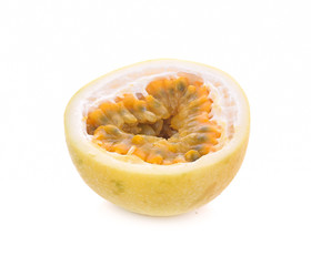 Passion fruit isolated on white background