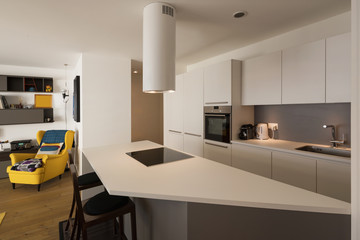 Kitchen and armchair island detail