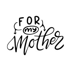 Easter hand written phrase. Modern brush calligraphy. Vector isolated illustration on white background