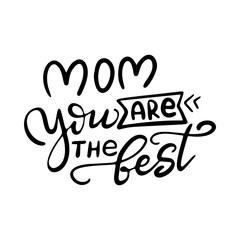 Easter hand written phrase. Modern brush calligraphy. Vector isolated illustration on white background