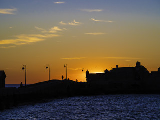 Sunset in Cadiz