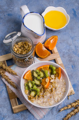 Oatmeal with fruit