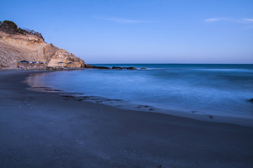 Beautiful sunset on the aegan sea. Greek island of Kos