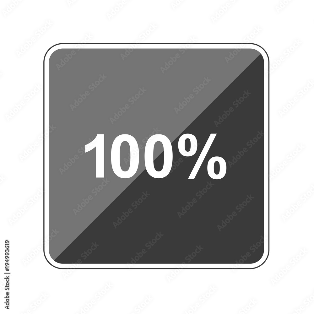 Canvas Prints 100 prozent - reflektierender app button