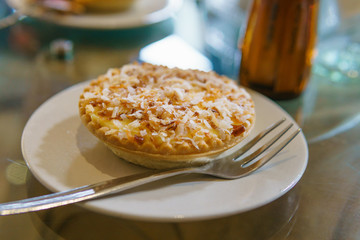 Tasty coconut lime pie