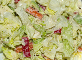 Garden salad ranch 2