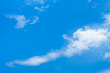 Fototapeta na wymiar Clouds with blue sky background