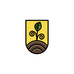 eco friendly green earth day icon sign symbol