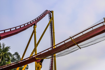 Roller coaster in the playground