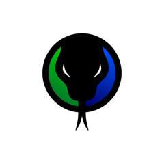 snake sign symbol icon logo logotype template