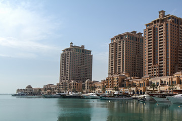 qatar, doha, city, modern, arabic, architecture