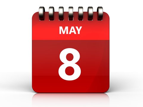 3d 8 may calendar