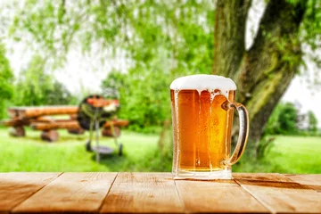 Photo sur Plexiglas Bière l& 39 heure de la bière et des grillades