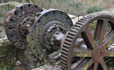 Gear system Luxulyan Valley Cornwall