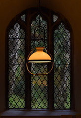 Lamp and Church window