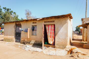 simple african house in Entebbe Uganda
